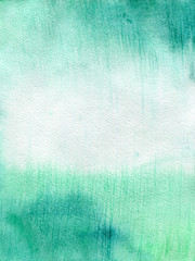 Bright painted watercolor texture. Hand drawn background with text place.