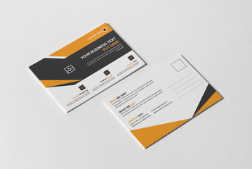 Professional Corporate Post Card Template Design