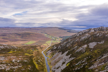 Fototapeta na wymiar Gap of Mamore, Inishowen Peninsula in County Donegal - Republic of Ireland