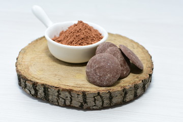 Chocolate powder and cocoa tablets