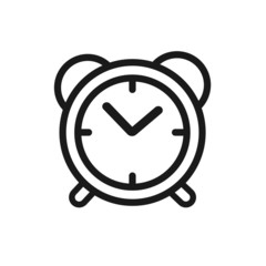 Clock, alarm icon for web and mobile app.