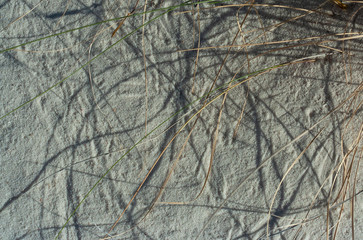 White gypsum sand dunes at White Sands National Park, New Mexico, won