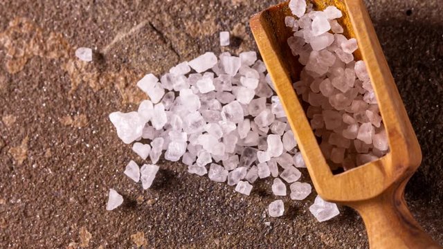 Salt and scoop on stone rotation