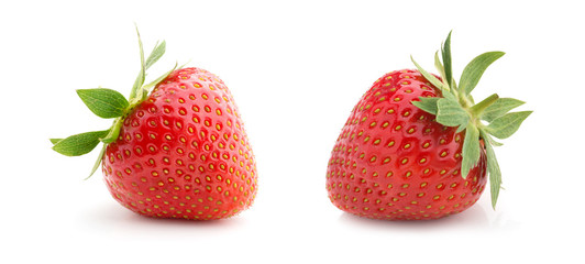 Strawberry isolated on white background.