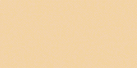 Obraz premium Colorful beige banner sequins white yellow dots background, advertising, covers, surfaces, copy space.