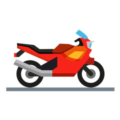 yellow motor speed boat yacht isolated at the white background