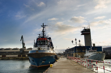 Port w Gdyni - obrazy, fototapety, plakaty