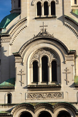 Cathedral Church Saint Alexander Nevski in Sofia, Bulgaria