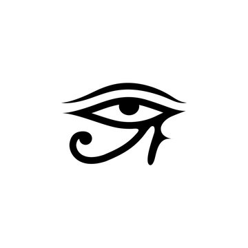 Horus eye symbol vector drawing