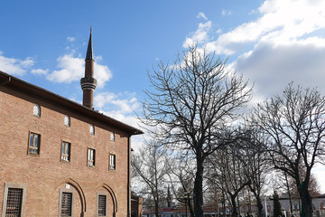 ankara turkey, January 23, 2020, the historical and religious Hacı Bayram Veli Tomb and mosque,