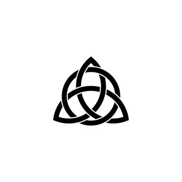 Vector illustration of historical Triquetra symbol