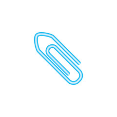 Obraz premium Vector paperclip icon design