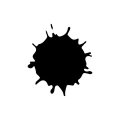 Liquid splash, droplet icon