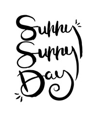 Hand lettering grunge card with textured handcrafted doodle letters in retro style