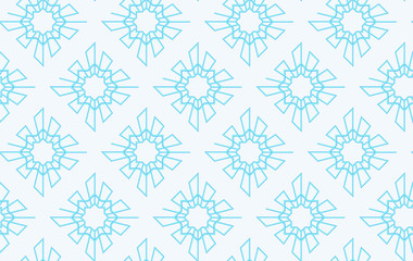 Snowflakes vector winter seamless texture pattern