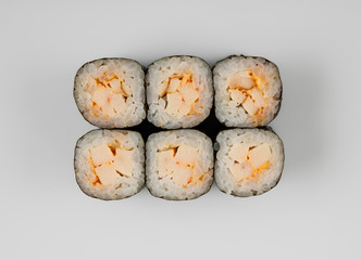  rolls top view on a light background3