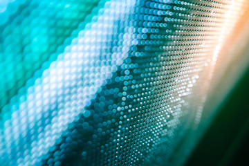 CloseUp LED blurred screen. LED soft focus background. abstract background ideal for design.