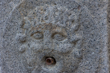 Italy, Pompeii, archaeological area, remains of the city buried by the eruption of ashes and rocks...