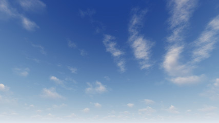 Fototapeta premium Cloudy blue sky abstract background, blue sky background with tiny clouds