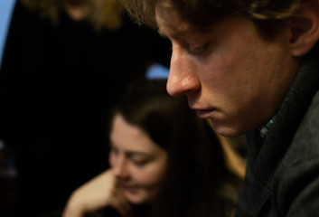 Man hides his depression at gathering