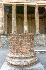 Italy, Pompeii, remains of the city buried by the eruption of ashes and lapilli of Vesuvius in 79.