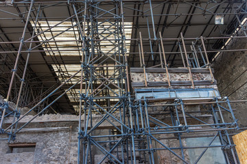 Italy, Pompeii, remains of the city buried by the eruption of ashes and lapilli of Vesuvius in 79.