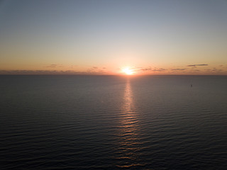 sunrise over the sea