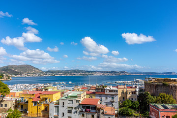 Fototapeta na wymiar Italy, Naples, Baia, panorama
