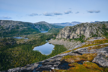 Landscape of Rago National Park - Rago nasjonalpark in Nordland county, Norway.