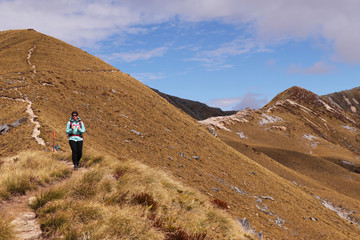 Walking Kepler track, New Zealand