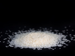 white rice natural rice grain.