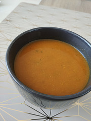 Soupe fond art déco