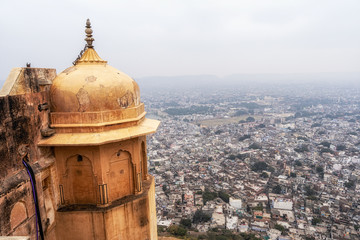 Madhavendra palace and jaipur city view