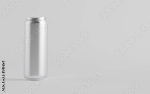 Download 16 Oz 500ml Aluminium Beer Soda Energy Drink Can Mockup One Can 3d Illustration Wall Mural Mokkup