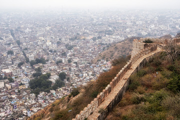 Jaipur city Nahargarh Fort View
