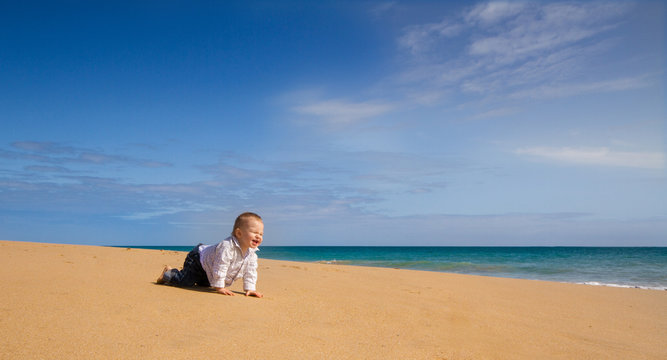 hell yeah, child on beach, 