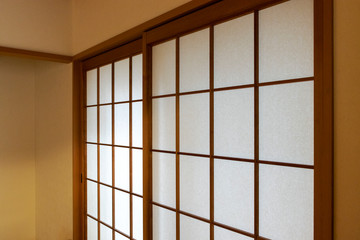 日本家屋の障子