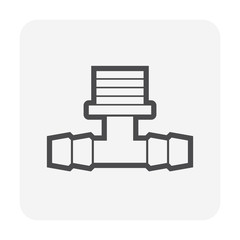 pipe connector icon