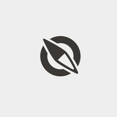 compass icon vector illustration symbol for website and graphic design