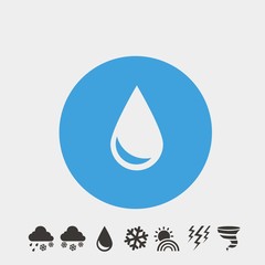 drop icon vector illustration symbol for website and graphic design