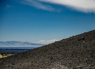 Volcanic Black Rock Hill