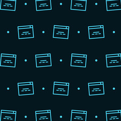 a pattern of flat design with dark background