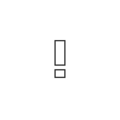 caution icon vector illustration symbol for website and graphic design