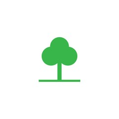 Tree leaf vector logo design, eco-friendly concept