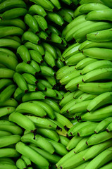 Texture of green bananas, Quindio Colombia