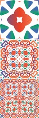 Antique talavera tiles patchworks.