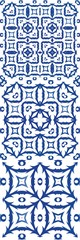 Portuguese ornamental azulejo ceramic.