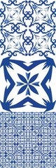 Portuguese vintage azulejo tiles.