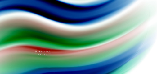 Silk smooth lines on white, liquid fluid color waves. Vector Illustrations For Wallpaper, Banner, Background, Card, Book, Illustration, landing page, cover, placard, poster, banner, flyer, design