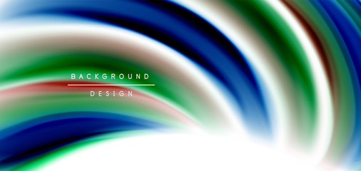 Silk smooth lines on white, liquid fluid color waves. Vector Illustrations For Wallpaper, Banner, Background, Card, Book, Illustration, landing page, cover, placard, poster, banner, flyer, design